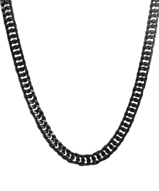 שרשרת גורמט 6 מ"מ שחורה
