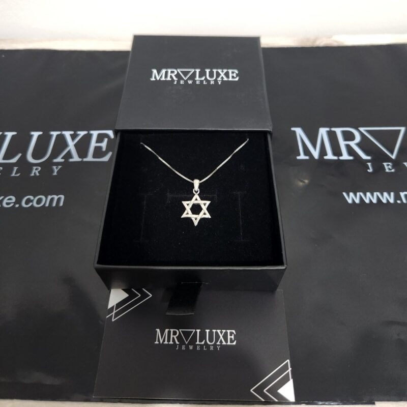 תמונה של שרשרת מגן דוד לגבר