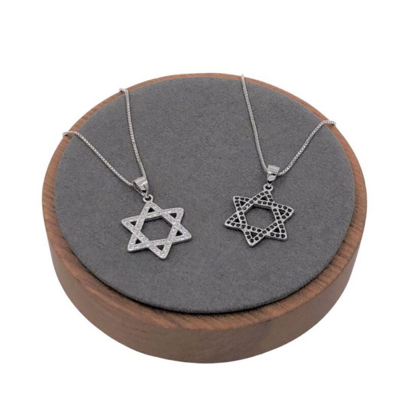 שרשראות מגן דוד מכסף לגבר