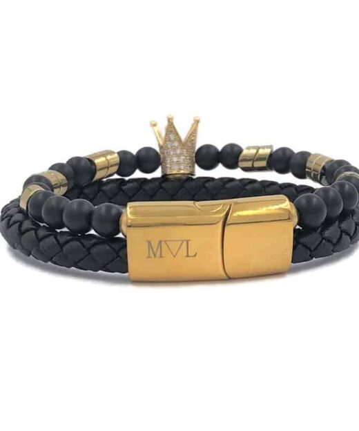 תמונה של צמידים לגבר מעור אמיתי