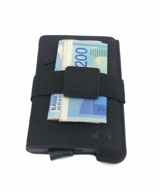 תמונה של ארנק לגבר מעור בצבע שחור