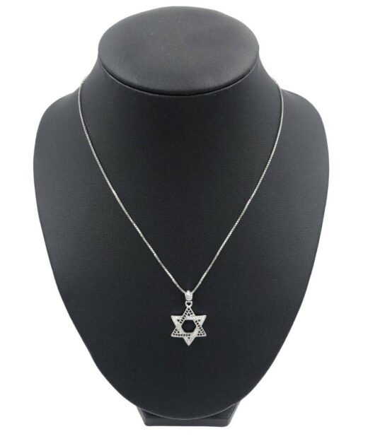 שרשרת מגן דוד כסף