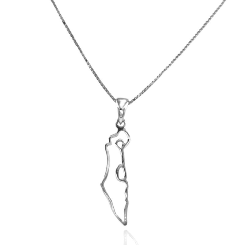 תמונה של שרשרת מפת ארץ ישראל